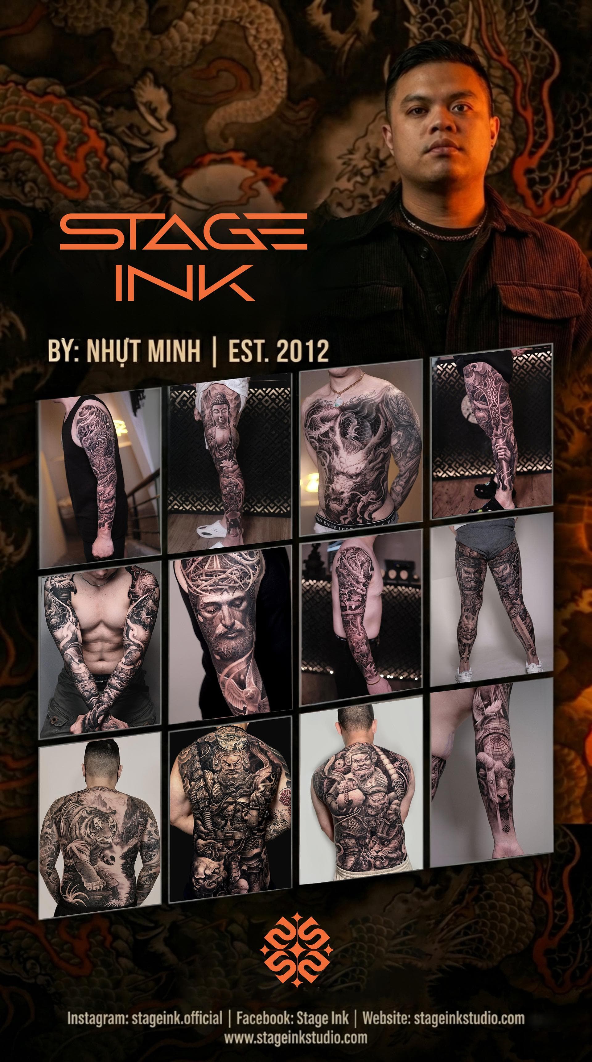 Portrait Tattoos: Capturing the Exact Soul on Skin - Stage Ink Studio Saigon
