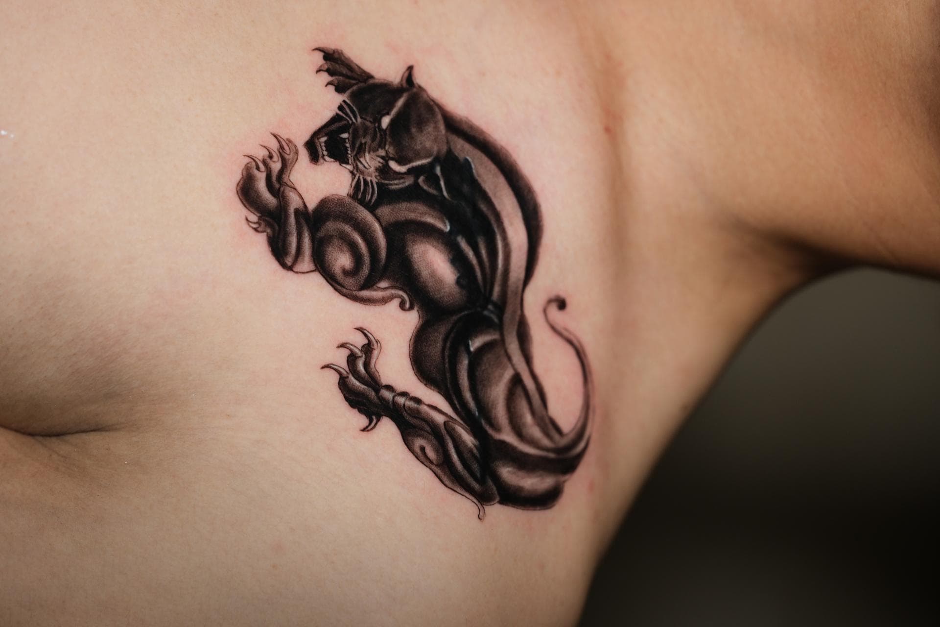 Realism Owl Tattoo: Hyper-Realistic Piece by Nhut Minh - Stage Ink Studio Saigon