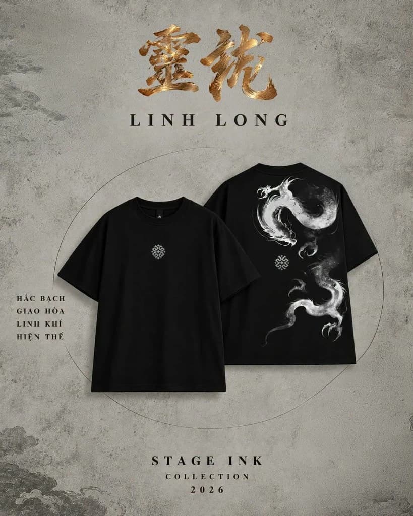 Áo thun Linh Long Stage Ink 2026